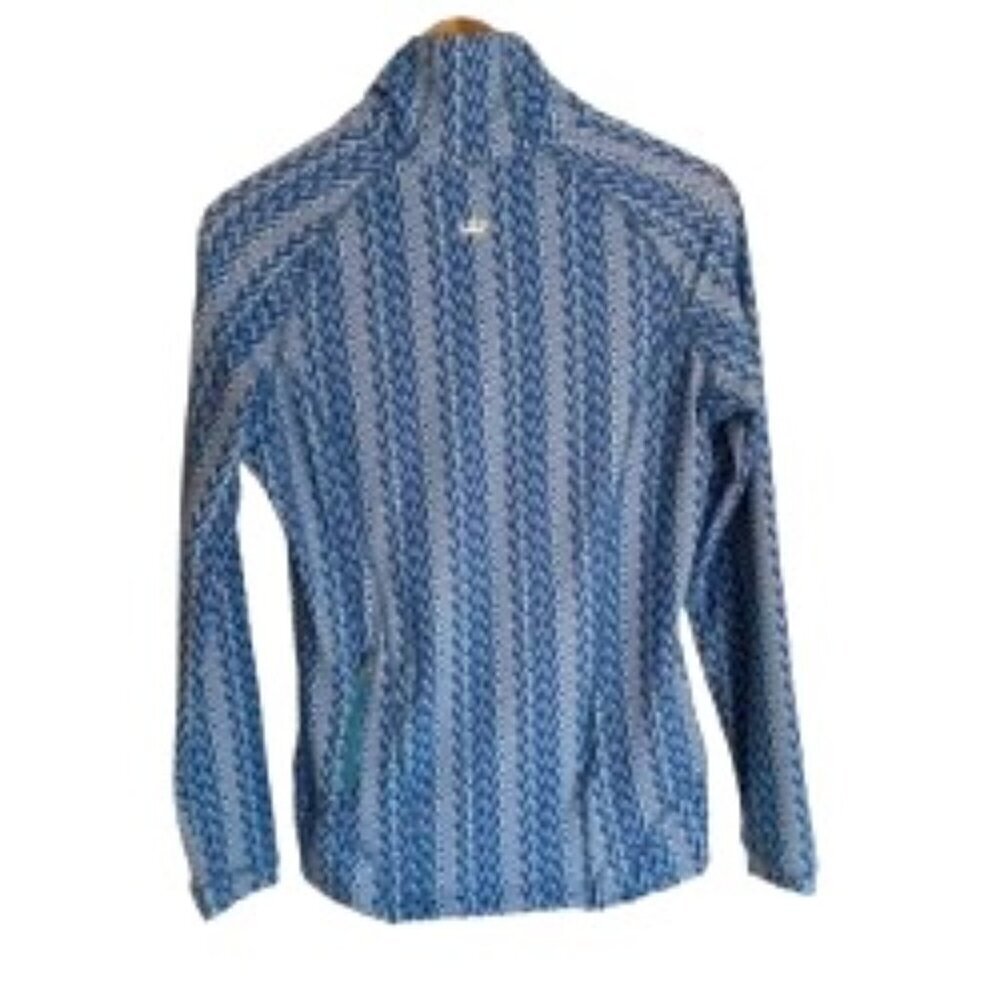 Peter Millar Blue Full Zip Pullover Small - image 3